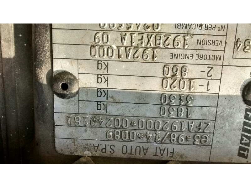 fiat stilo (192) del año 2003