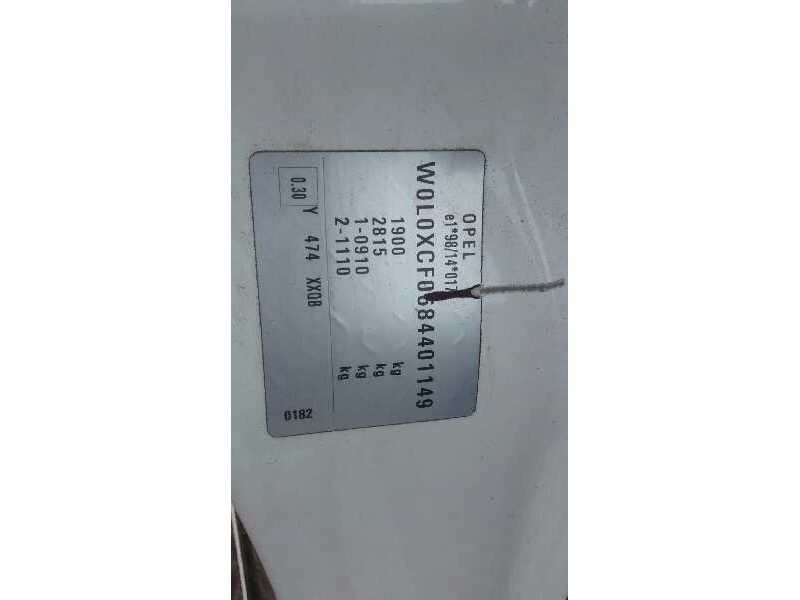 opel combo (corsa c) del año 2008