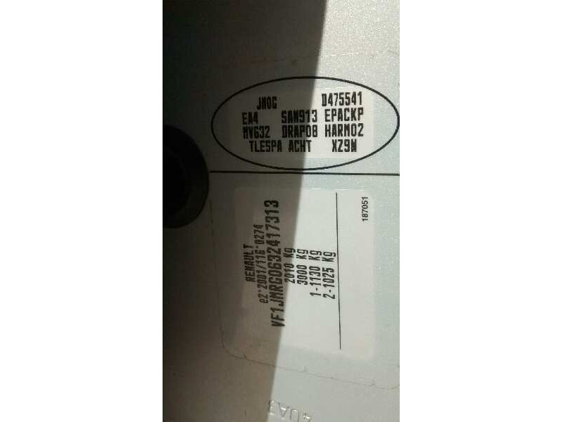 renault scenic ii del año 2005