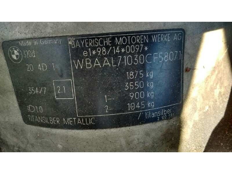 bmw serie 3 berlina (e46) del año 2001