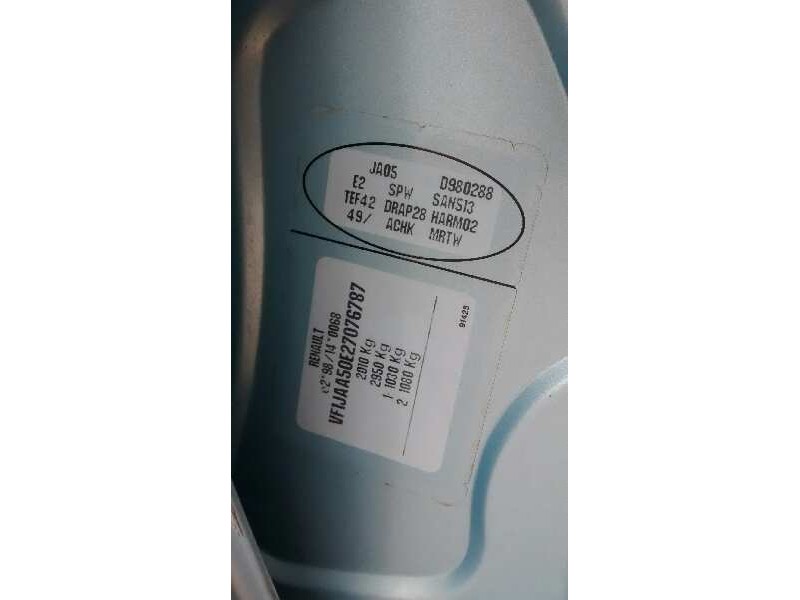 renault scenic rx4 (ja0) del año 2002