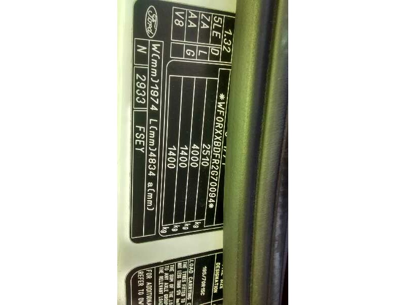 ford transit mod. 2000 combi del año 2003