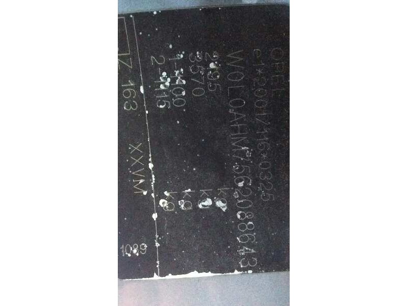 opel zafira b del año 2006