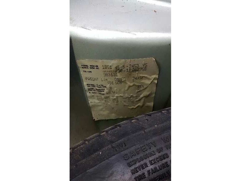 volkswagen passat berlina (3b3) del año 2001