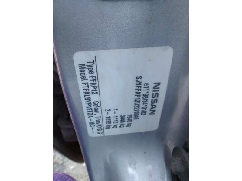 nissan primera berlina (p12) del año 2006