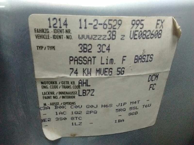 volkswagen passat berlina (3b2) del año 1997