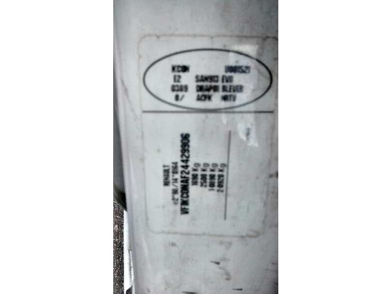 renault kangoo (f/kc0) del año 2001