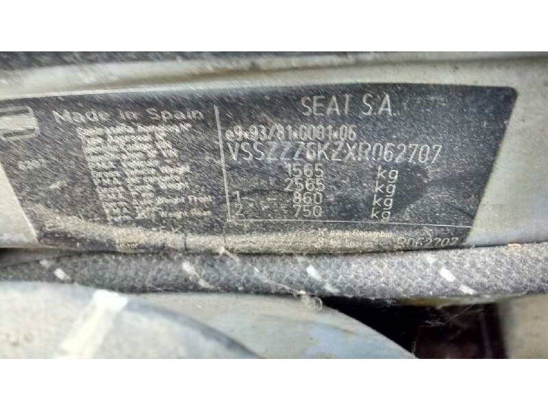 seat cordoba berlina (6k2) del año 1998