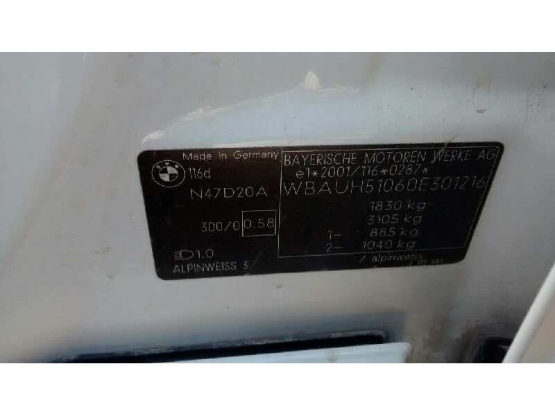 bmw serie 1 berlina (e81/e87) del año 2009