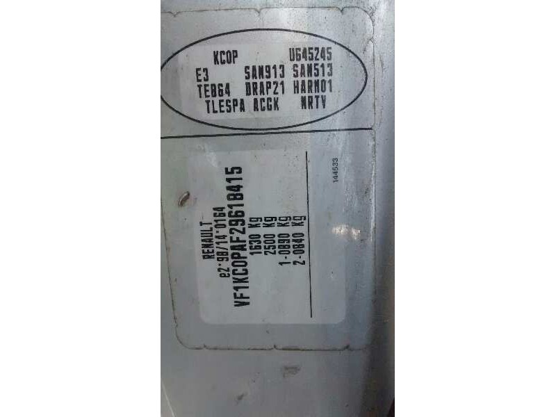 renault kangoo (f/kc0) del año 2003