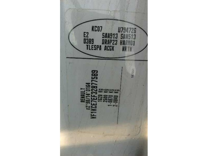 renault kangoo (f/kc0) del año 2005