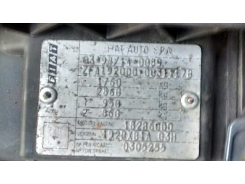 fiat stilo (192) del año 2003