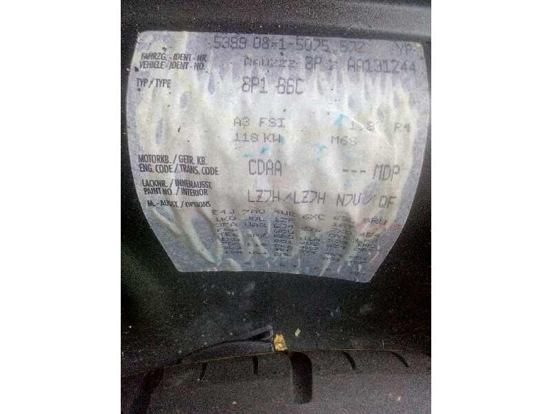 audi a3 (8p) del año 2010