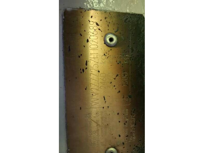 volkswagen tipo 2 transporter/furgoneta del año 1985