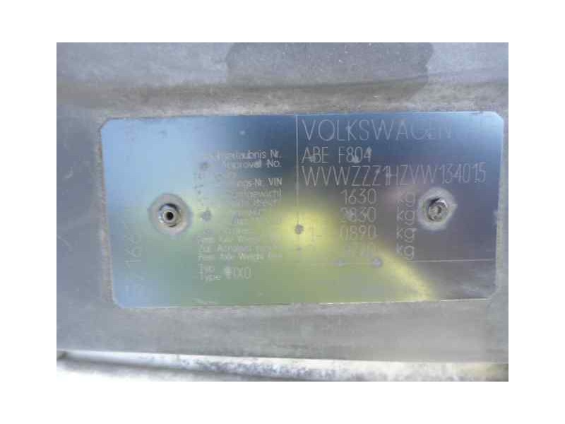 volkswagen golf iii berlina (1h1) del año 1996