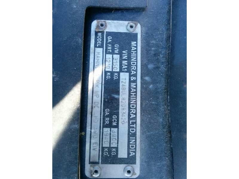 mahindra pik up dc 4x4 del año 2011