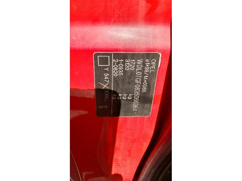 opel astra g berlina del año 2003