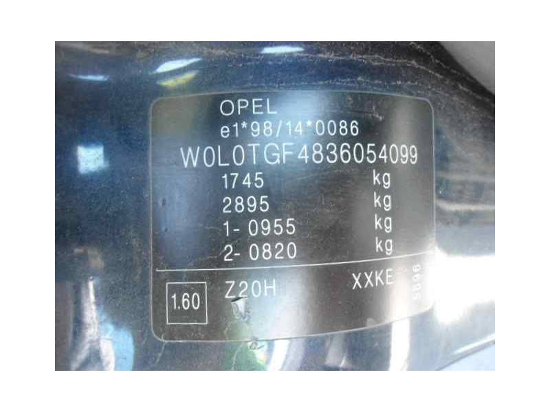 opel astra g berlina del año 2003