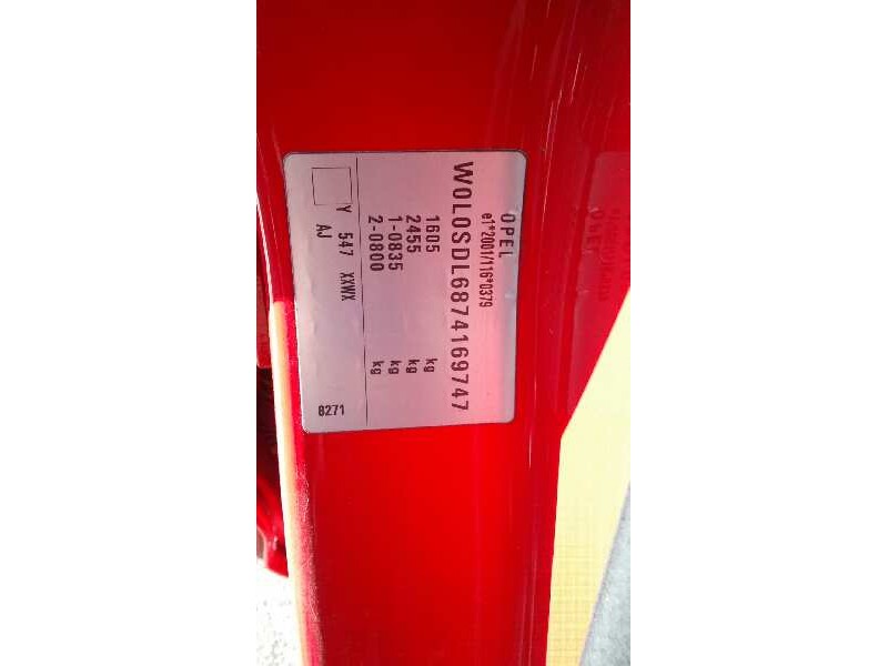 opel corsa d del año 2007