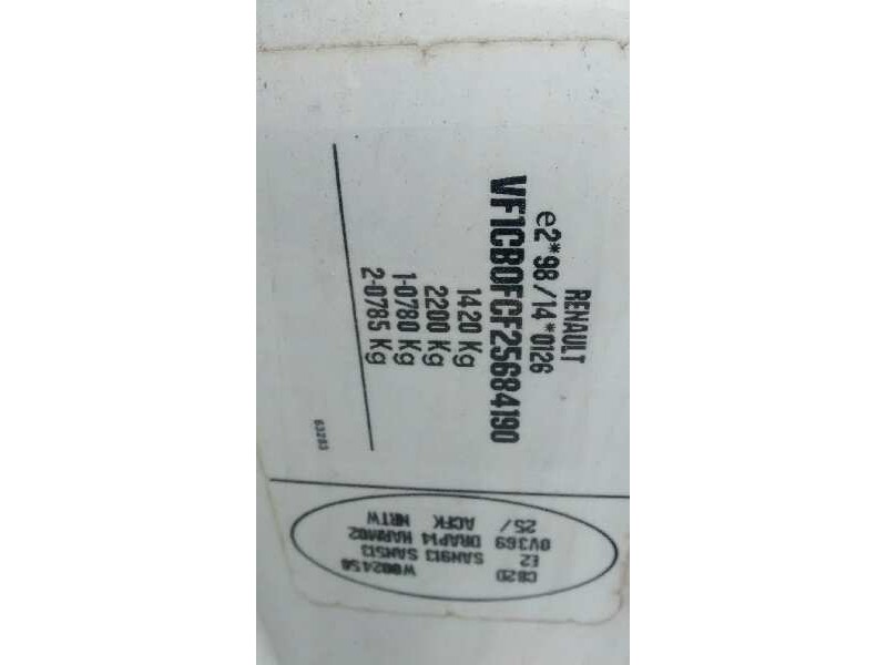 renault clio ii fase ii (b/cb0) del año 2002