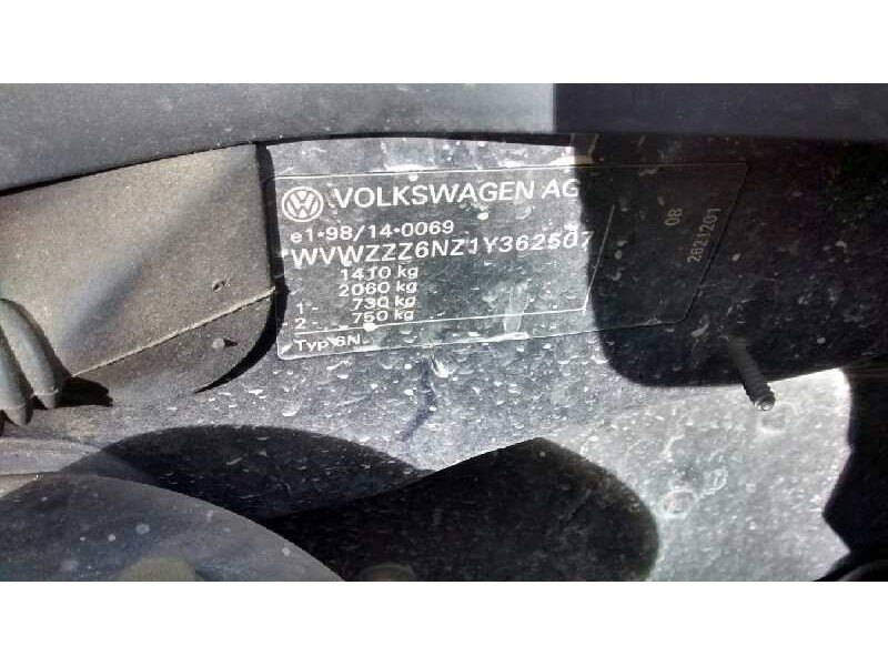 volkswagen polo berlina (6n2) del año 2001