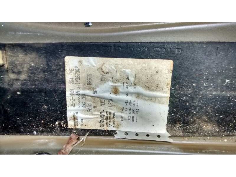 volkswagen polo berlina (6n2) del año 2001