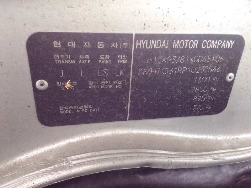 hyundai coupe (rd) del año 2001