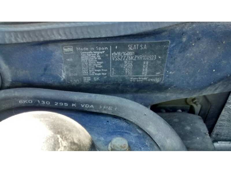 seat ibiza (6k1) del año 2000