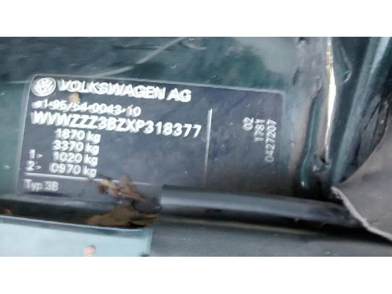 volkswagen passat berlina (3b2) del año 1999