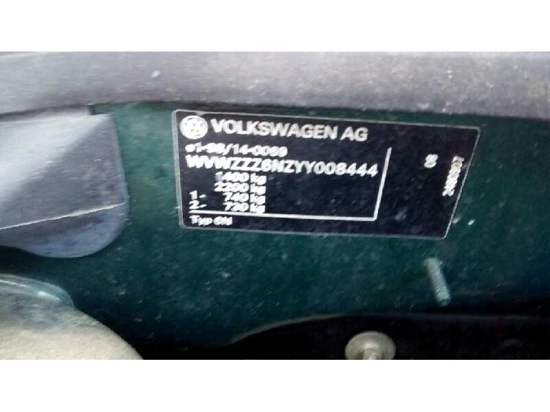 volkswagen polo berlina (6n1) del año 1999