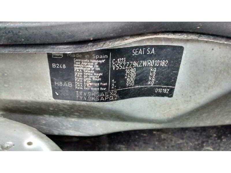 seat inca (6k9) del año 1998