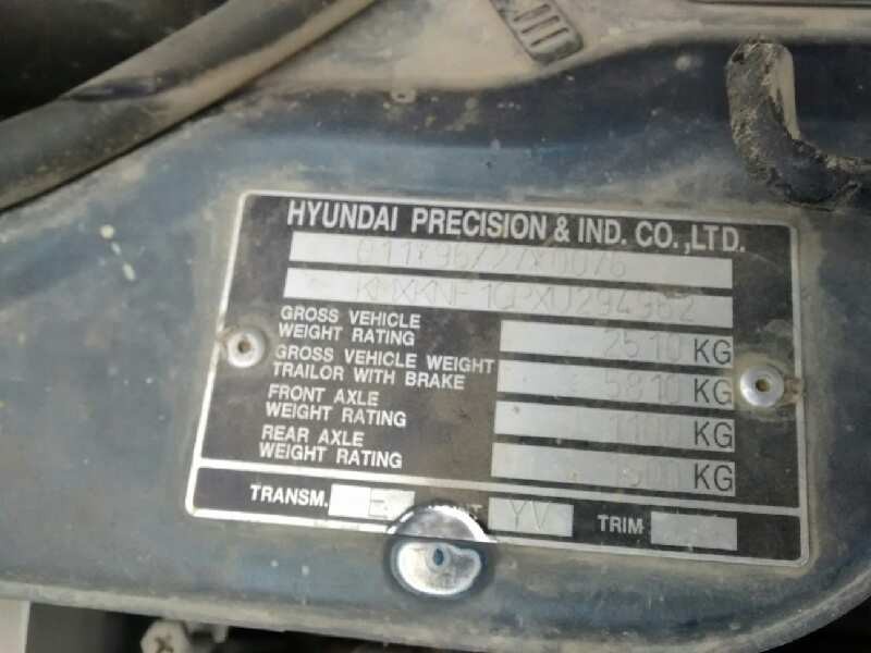 mitsubishi galloper (hyundai) del año 1999