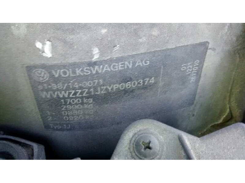 volkswagen golf iv berlina (1j1) del año 1999