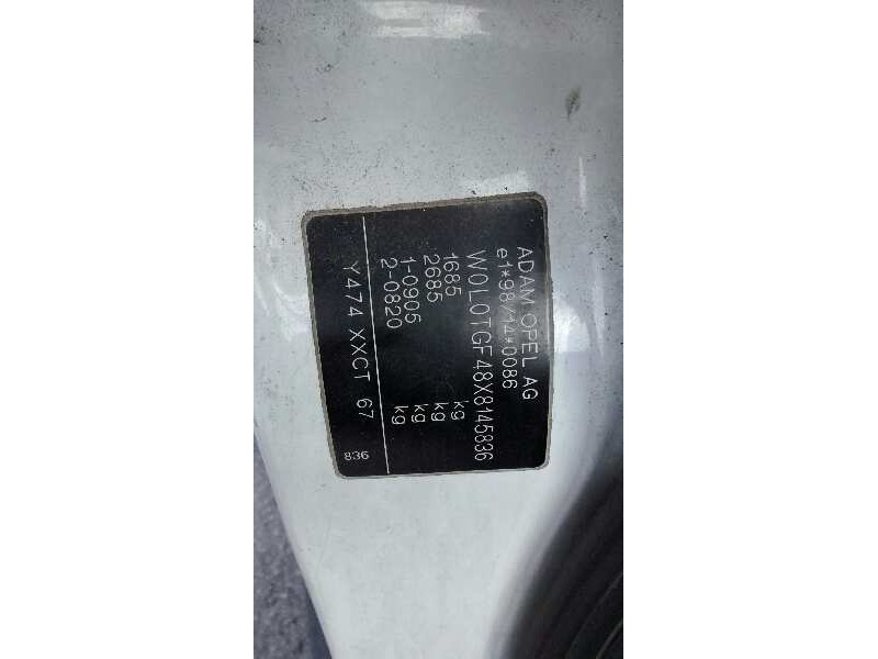 opel astra g berlina del año 1999