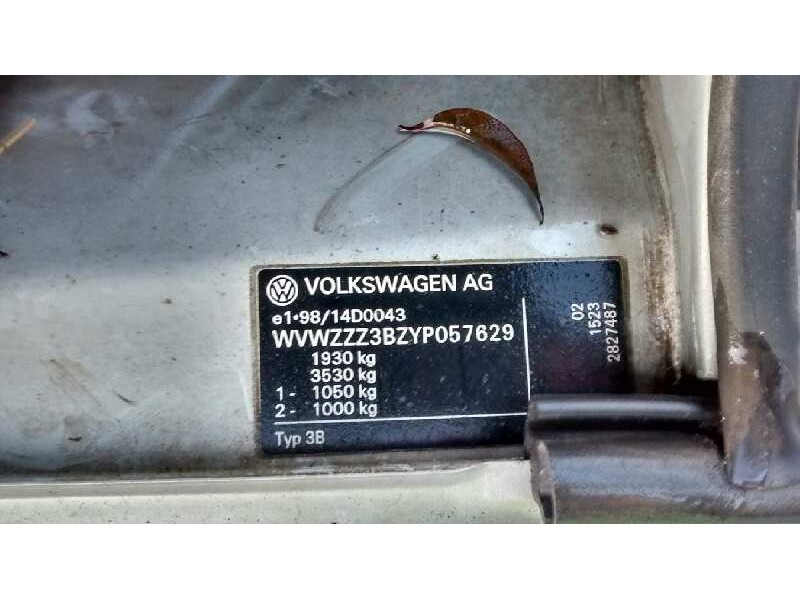 volkswagen passat berlina (3b2) del año 1999