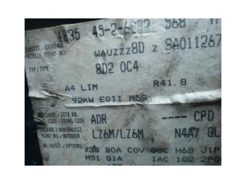 audi a4 berlina (b5) del año 1995