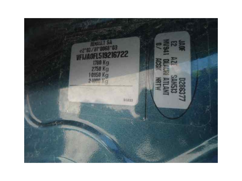 renault megane i scenic (ja0) del año 1998