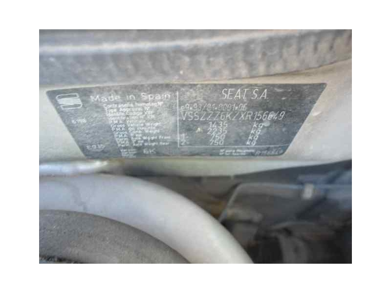 seat cordoba berlina (6k2) del año 1998