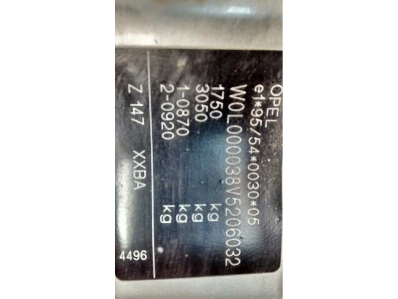 opel vectra b berlina del año 1997