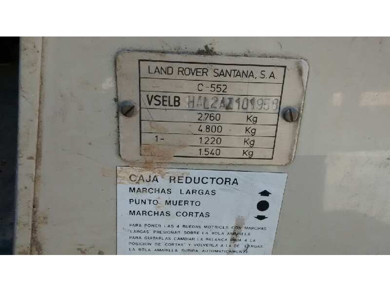 land rover santana del año 1988