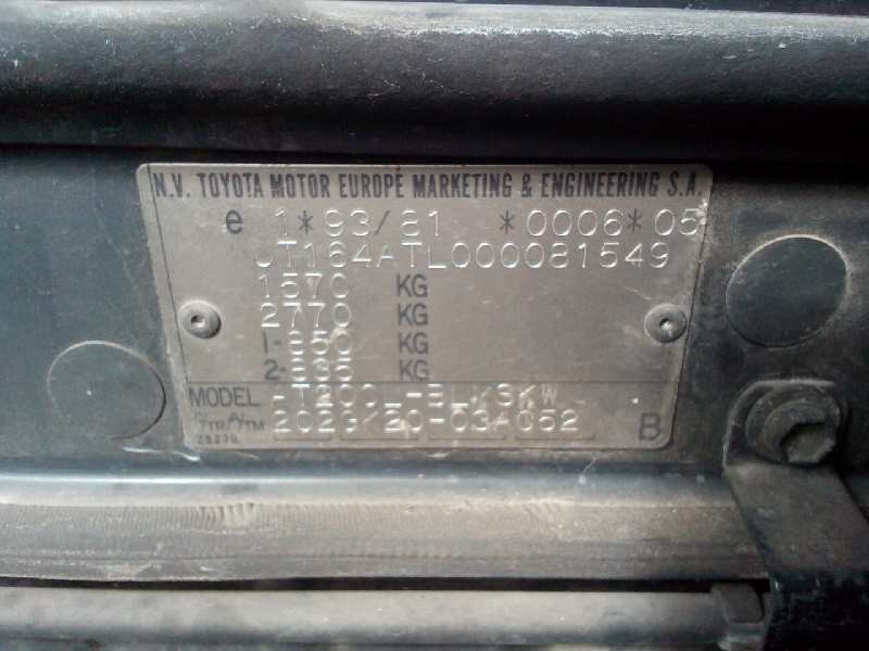 toyota celica (t20) del año 1998