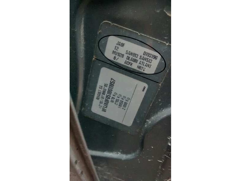 renault megane i scenic (ja0) del año 1998