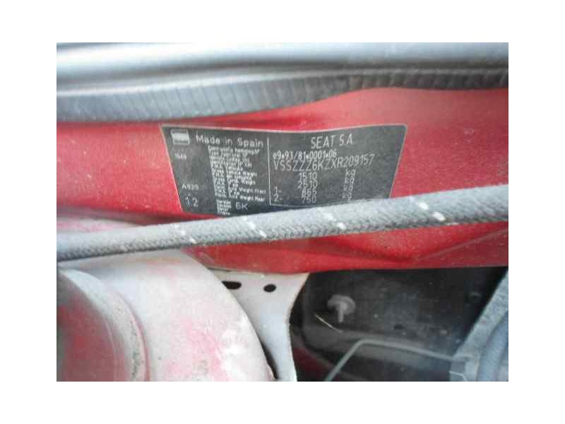 seat ibiza (6k) del año 1999