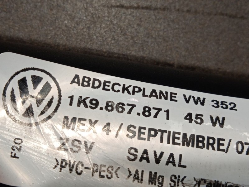 Recambio de bandeja trasera para volkswagen golf v variant (1k5) 1.9 tdi referencia OEM IAM 1K9867871 1K986787145W 