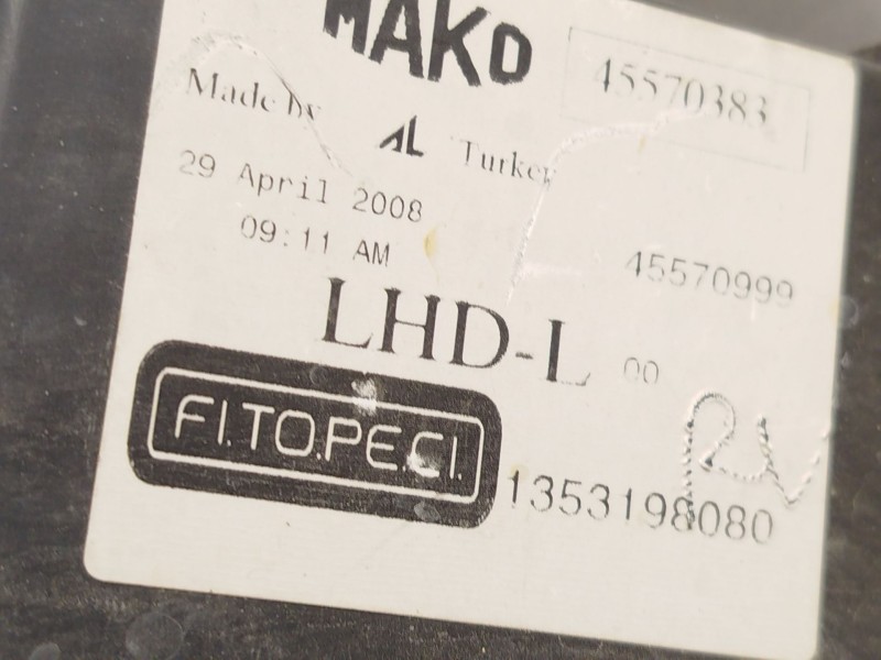 Recambio de faro izquierdo para citroën nemo monospace 1.4 hdi referencia OEM IAM 1353198080  