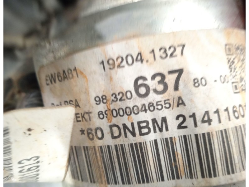 Recambio de cremallera direccion para peugeot 2008 i (cu_) 1.2 puretech 82 referencia OEM IAM 9832063780 1680918980 