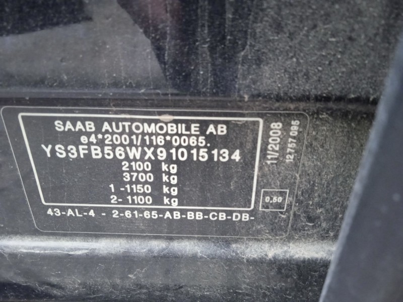 saab 9-3 station wagon (e50) del año 2009