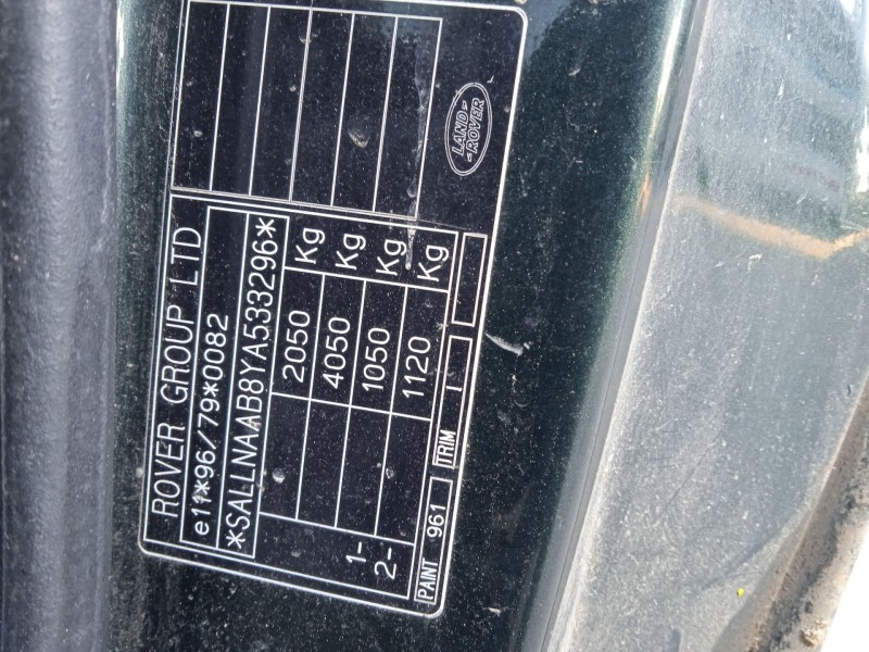 land rover freelander i (l314) del año 2000