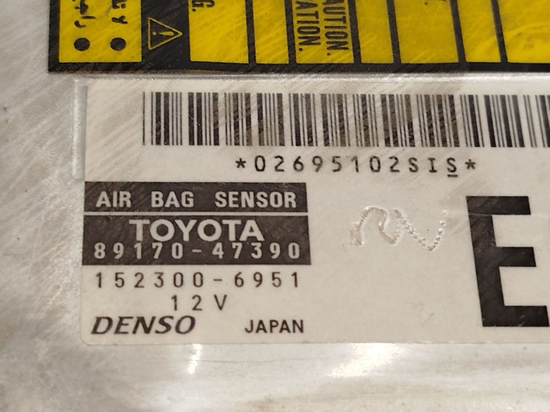 Recambio de centralita airbag para toyota prius liftback (_w2_) 1.5 hybrid (nhw20_) referencia OEM IAM 8917047390  1523006951