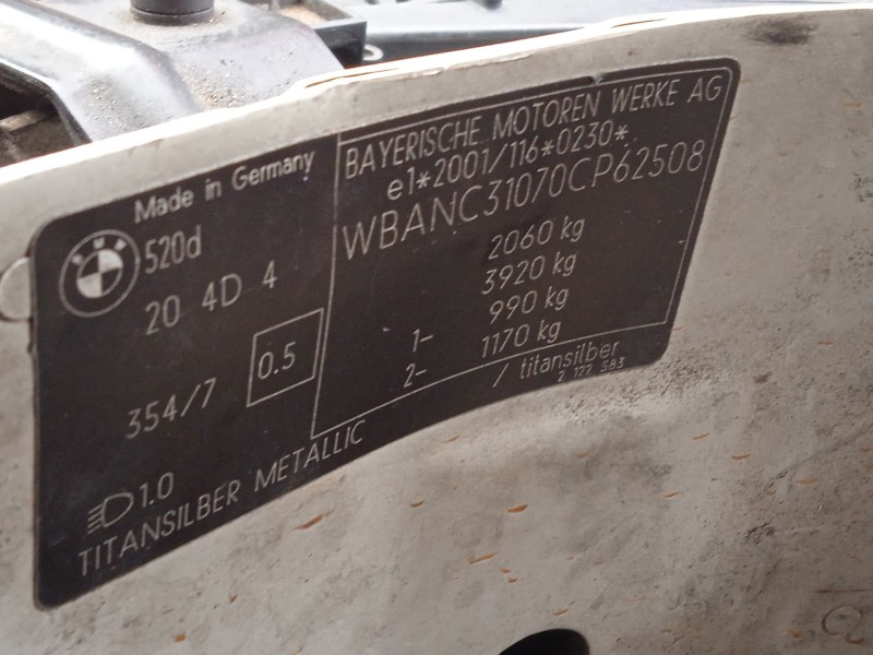 bmw 5 (e60) del año 2006